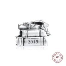 CKK Подходит Пандора браслет 925 пробы Серебряный кепки книга и прокрутки талисманы бусины mujer Шарм серебро 925 ювелирных изделий perles