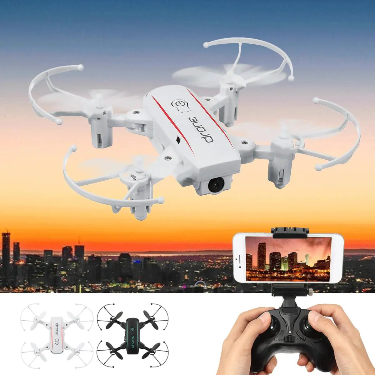 

Mini Folding RC Drone Headless Mode 360 Degree Quadcopter 200W 720P HD Camera For Better Photograph Toy Gift