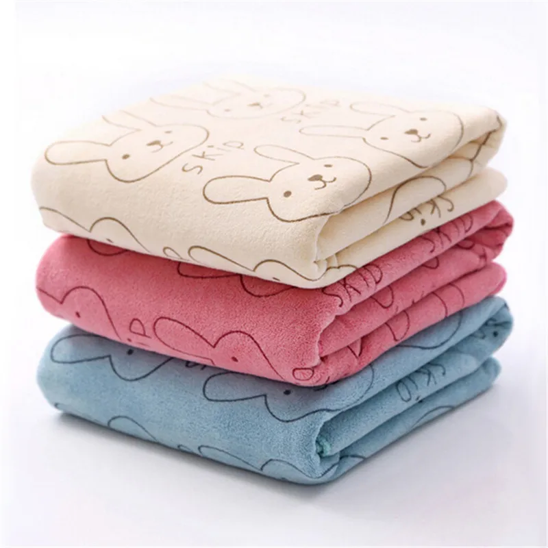 

3pcs Newborns Baby Stuff Towel Soft Microfiber Hooded Blanket Bath Baby Wash Cloth Shower Towels Brushed Strong Absorbent Dry