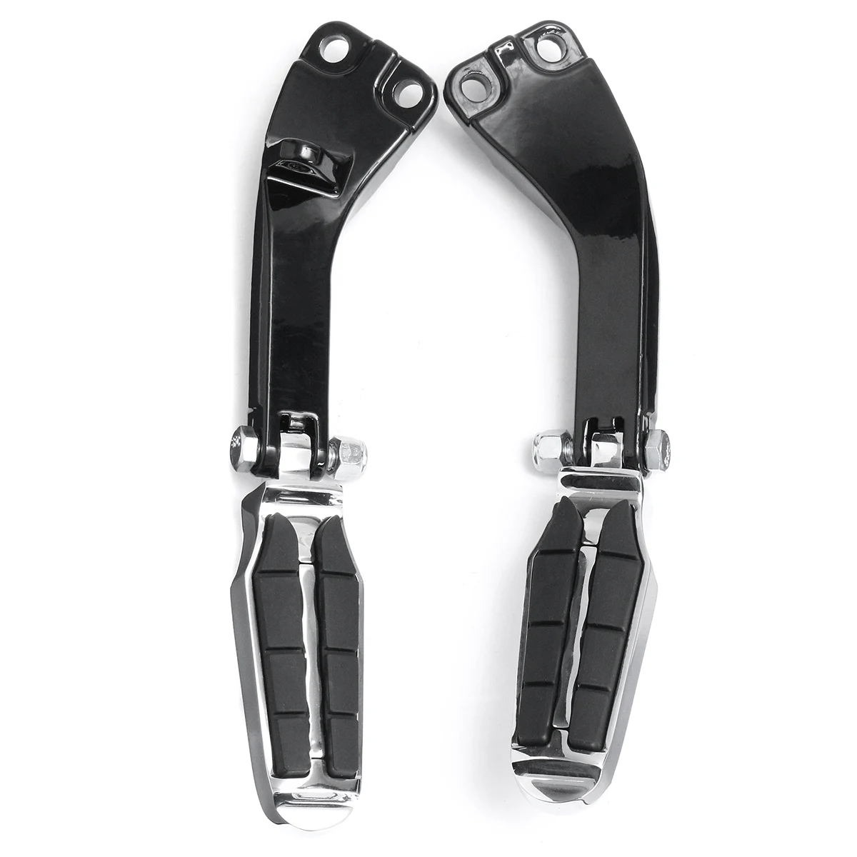 

Pair Motorcycle Rear Foot Peg Rests Seat Pedal Bracket Aluminum 2006 2007 2008 2009 2010 2011 2012 2013 2014 2015 2016 Brand new