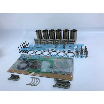 

D7D Overhaul Kit With Engine Valves Bearings Set Piston Rings Full Gasket Set Liner Kit For Volvo