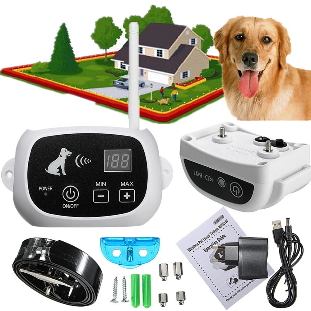Waterproof Dog Training Collar Rechargeable AC110 240V Wireless