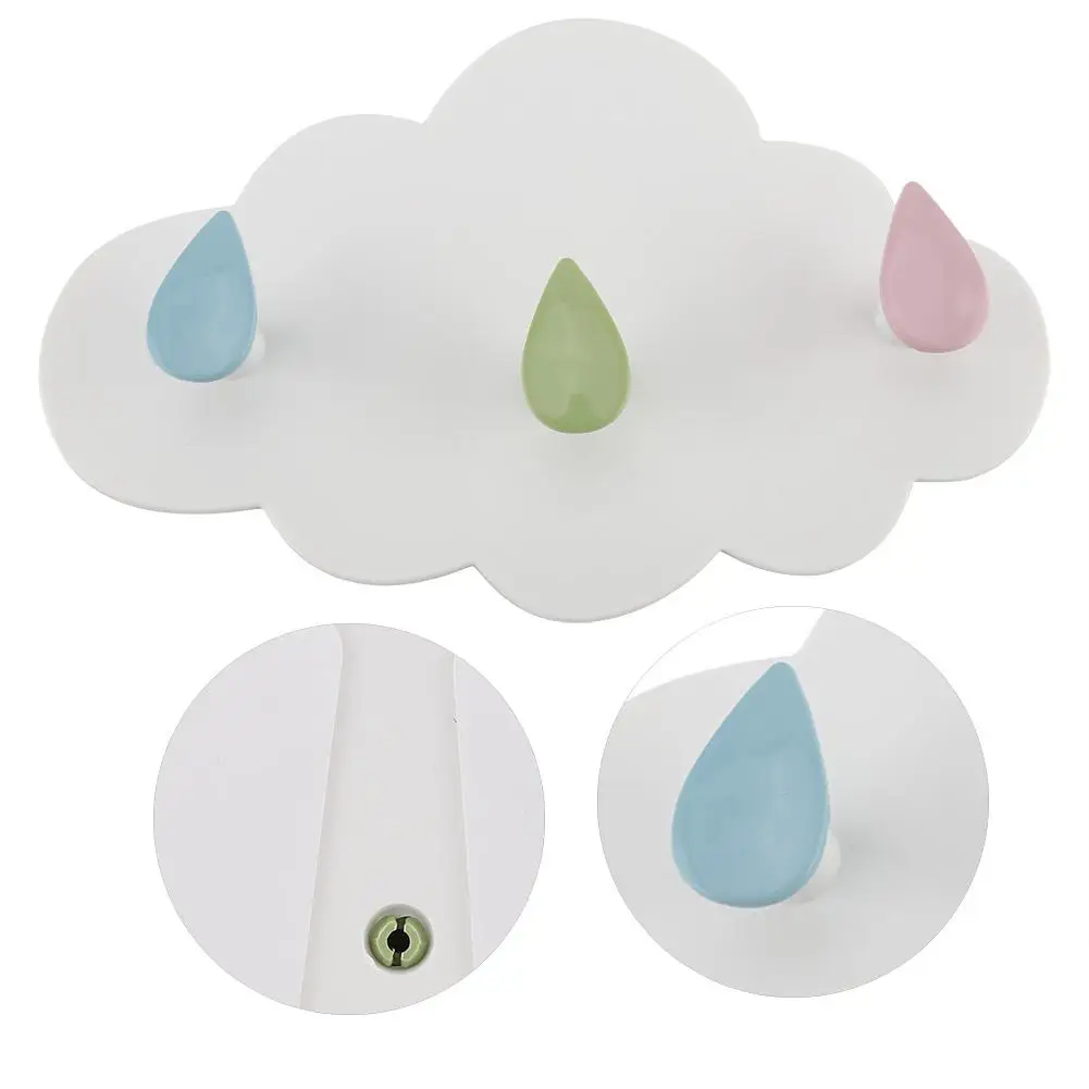 

Creative Cloud Shape Wall Door Hook Adhesive Hanger for Bathroom Kitchen Decor Bathroom Accessories Cheap Price