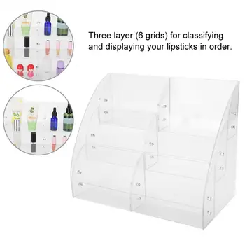 

Transparent Acrylic Display Case Storage Box Makeup Organizer Cosmetic Display ac