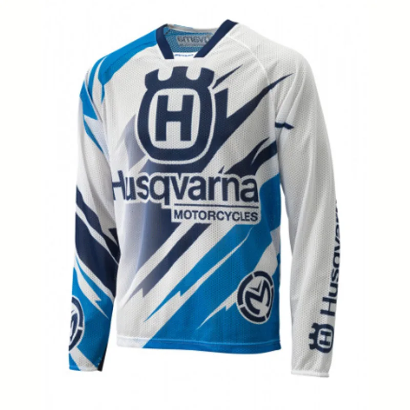 

SPTGRVO 2019 Husqvarna DH MX Downhill Jersey Mountain Bike Motorcycle Cycling Crossmax Shirt Ciclismo Clothes For Men MTB TShirt