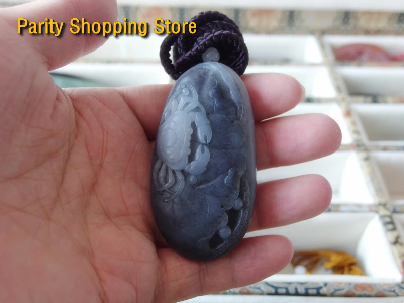

25579Hot Products Gift Top Authentic China Nephrite Oriental culture Natural Jade individuality charm Pendant Necklace jewelry