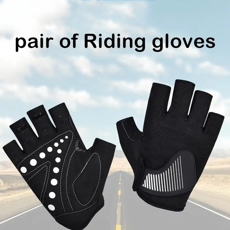 

1 Pair New Breathable Half Finger Bicycle Gloves Stylish And Beautiful Road Cycling Sports Wear-resistant Comfortable Gloves