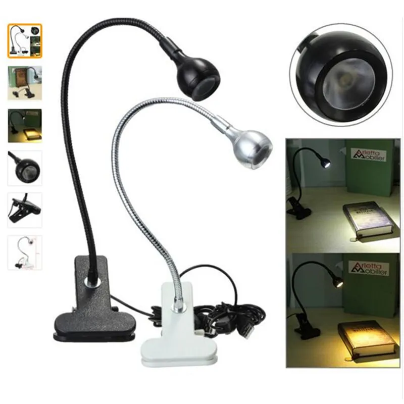 

Hose Clamp Flexible Light Lamp Reading Night Light Decorations For Home Eye Protection LED USB Learning Eye Protection