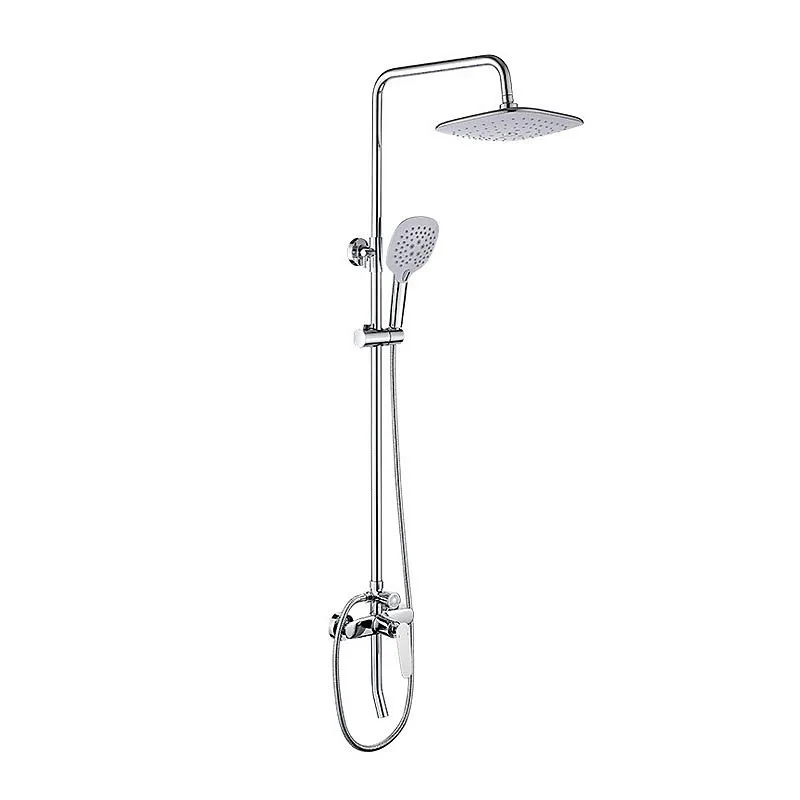 shower systems with handheld shower,adjustable overhead rainfall shower