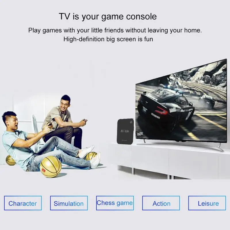 Для Allwinner сетевой плеер M16 LITE H3 четырехъядерный HD Android 7 1 телеприставка 4K 2G + 16G/1G 8G