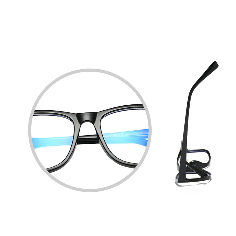 Iboode, анти-голубые лучи, простые зеркальные очки для женщин и мужчин, квадратные, устойчивые к радиации, компьютерные очки, защитные очки, очки ночного видения