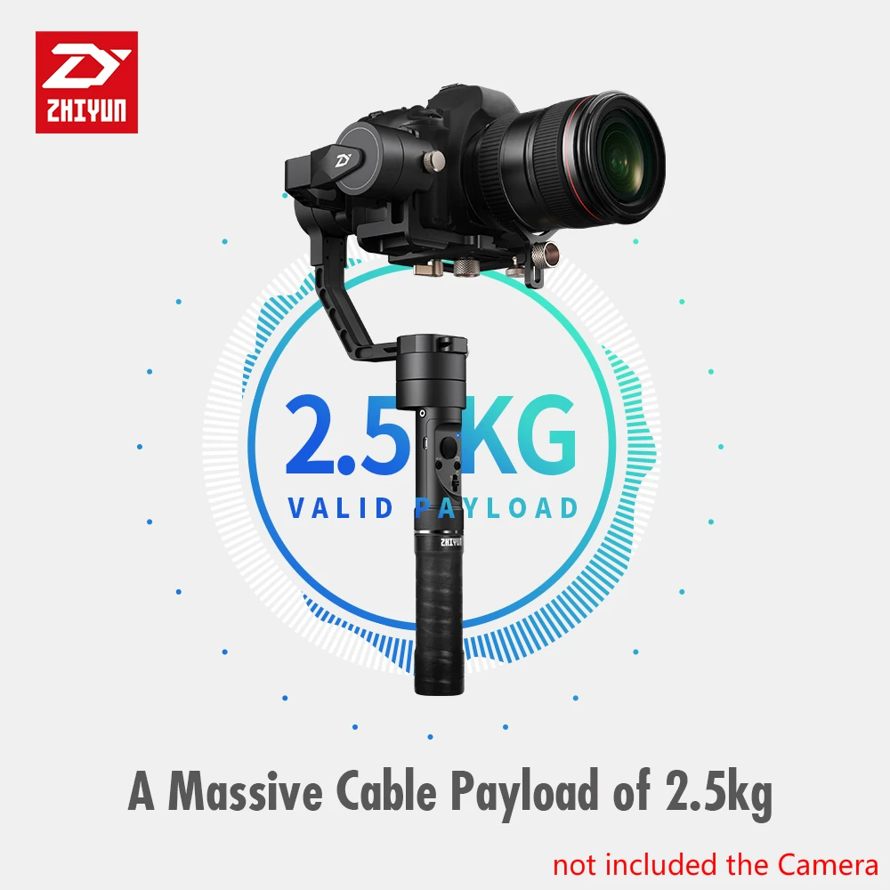 3 осевой Ручной Стабилизатор ZHIYUN Crane Plus для беззеркальной камеры DSLR|Риги и упоры| |