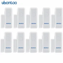Ubontoo 10 шт. беспроводной оконный магнитный датчик двери детектор сигнализации сенсор s умный дом детекторы для системы сигнализации ubontoo