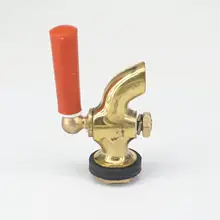 Бронзовая Античная латунь красный водопроводный кран Petcock 3/8