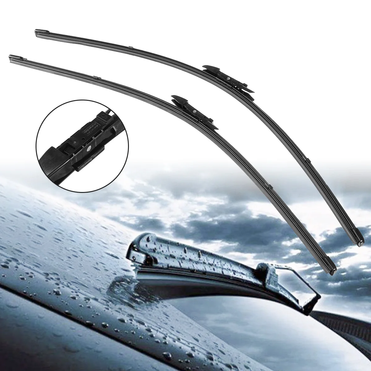 Для BMW 5 Series E60 E61 F07 F10 F11 2003-2010 23 + 24 пары лобовое стекло стеклоочистители правый