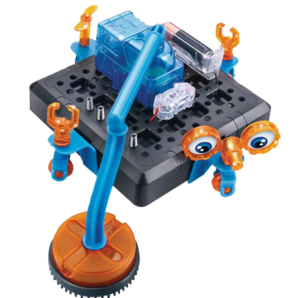 

DIY Electronics Learning Kits DIY Powerful Cleaning Robot Physical Experiment Electricity Circuit Kits Children Educational Toy