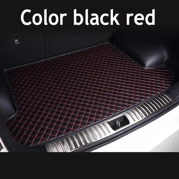 

ZHAOYANHUA Special car Trunk mats for Toyota Camry Corolla RAV4 Mark X Crown Verso 5D Waterproof leather Anti-slip carpet liner