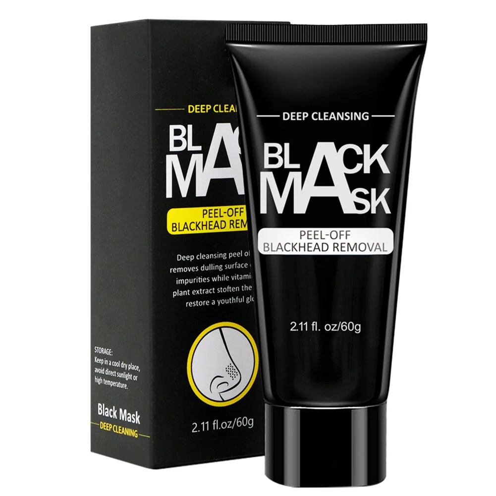 Удаление угрей от акне шрамы очищающий черный лица бамбуковый уголь Глубокая чистка носа Shrink маска суживающая поры