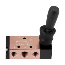 1 шт. алюминиевый ручной Pull control Ручной Пневматический воздушный клапан 5 портов 2 Позиции 1/" профессиональный инструмент