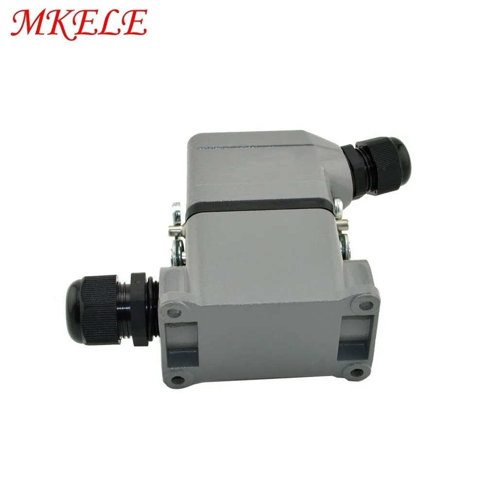 

MK-HE-006-3D hot sale Cheap antique rectangular heavy duty dc power cable connector,heavy duty compression connector