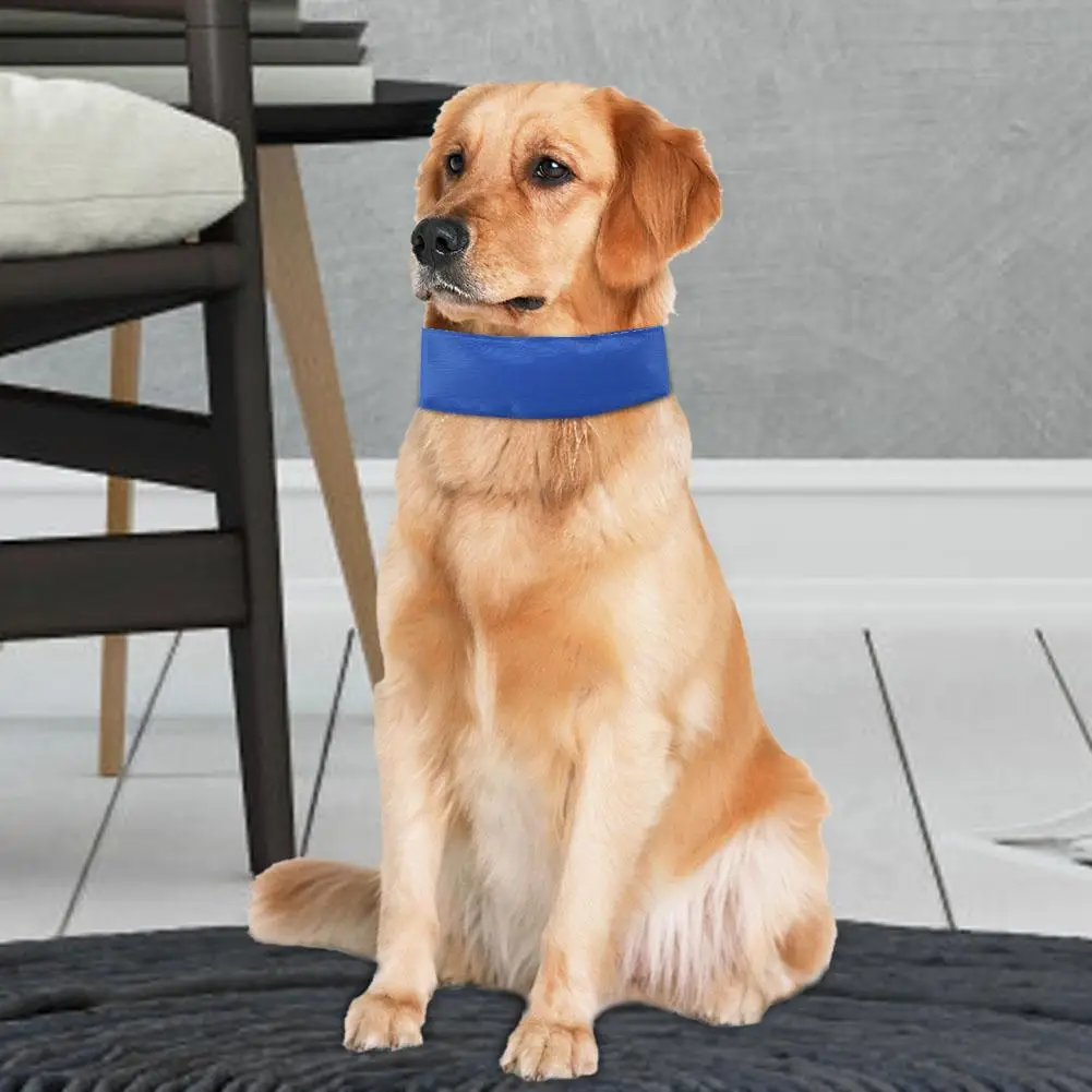 New Summer Dog Cooling Collars Pet Cooling Gel Collar Dog Sunstroke Prevention For Small Medium Large Dogs