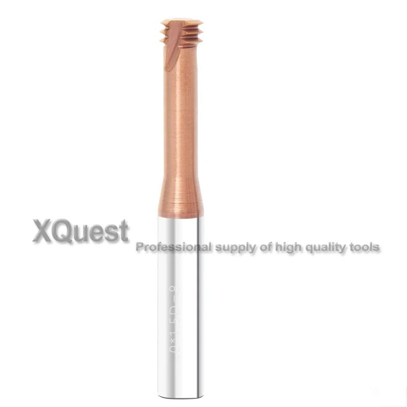 Xquest Hrc60 Solid Carbide Thread Mills Unc 164 256 348 440 540 6