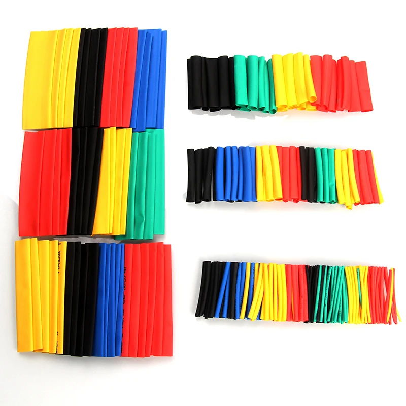 

328pcs 2:1 Assorted Polyolefin Heat Shrink Tube set 1.0-14.0mm Wrap Wire Insulated Cable Sleeve Shrinkable Tube Kit