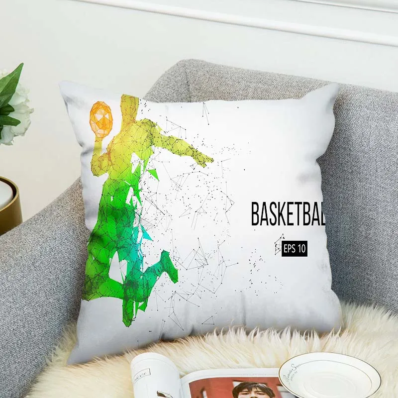 

basketball Slam dunk Double-side 3D digital print Pillowcase Decorative Body Pillow Case Plain Design Qualified Bedclothes PC567