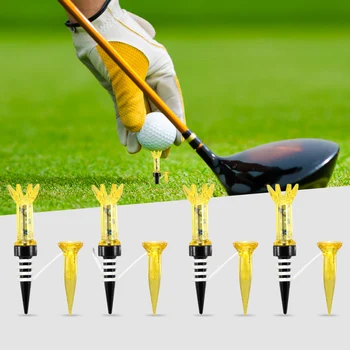 

4Pcs Magnetic Golf Tees T101 70mm Reusable Magnet Cushion Top Golf Tee with Anchor Golf Accessories Training Aids Drop Shipping