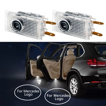 

For Mercedes Logo Car Door Projector Light LED For Benz AMG Sprinter VIANO E W210 VITO Courtesy Ghost Shadow Lamp Car Styling