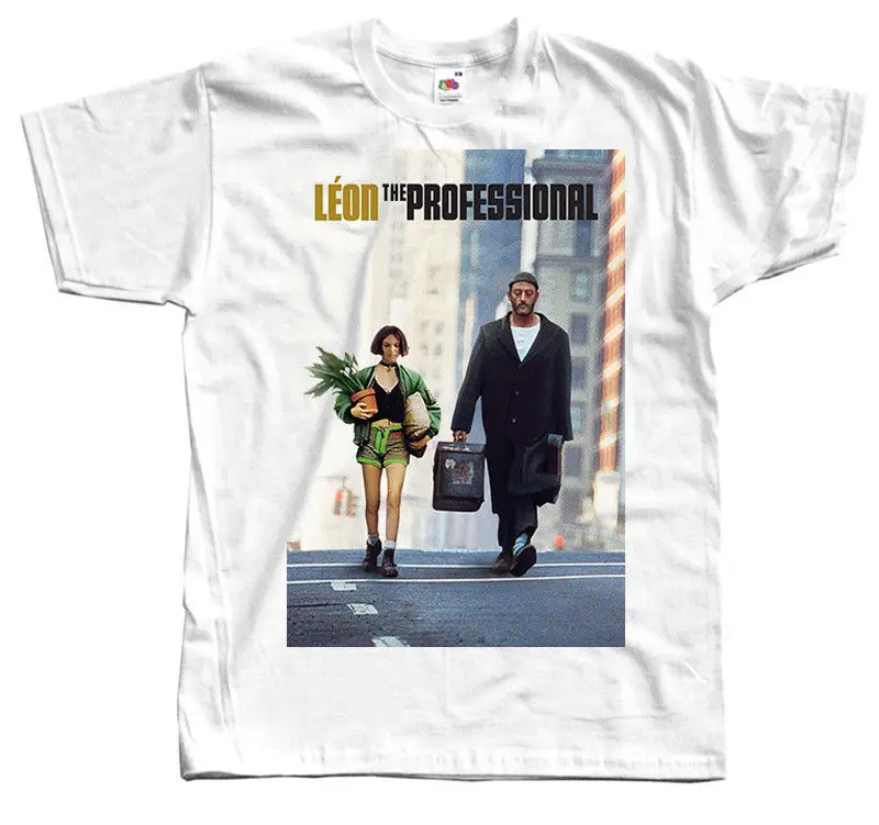 

Leon The Professional 1994 Movie Poster White T Shirt All Sizes S 4Xl V5