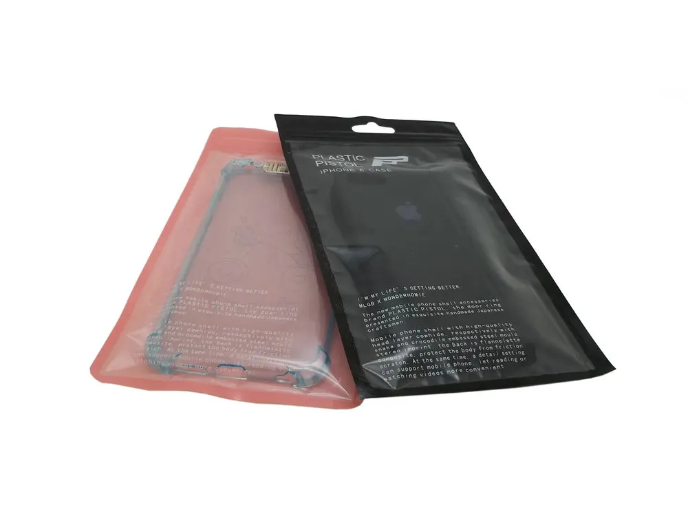600 шт./лот 12*21,5 см цвета: прозрачный, черный Пластик молния Розничная упаковка сумка, для iphone 6s samsung s5 s6 S7 чехлов для мобильных телефонов посылка Сумки