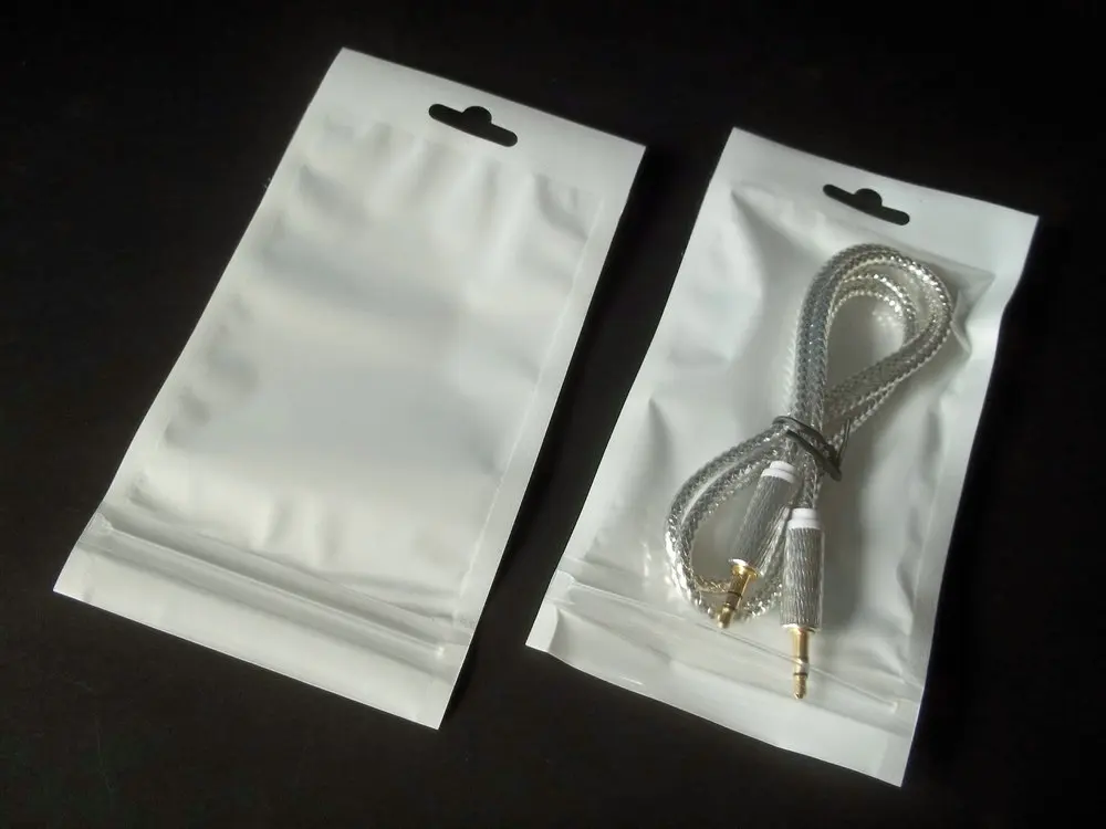 8.5*16 cm Ȯ wite    öƽ Ҹ   ȭ ڷ  ⸦  pp δ hang hole package bag