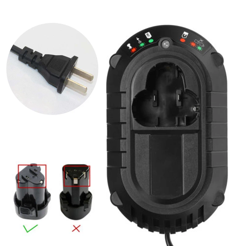 

10.8/12V Li-ion Battery Charger For MAKITA Power BL1013 DC10WA DF330D HP330DWE