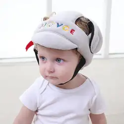 Предотвращения столкновений безопасности для малышей мягкая защита шапка защитный шлем anti-падения голову защитный Кепки для Прогулки Kid