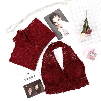 

Women Sexy Lingerie set Night Suit Seamless Lace Bra Crop Top and shorts Panties Set Push up padded Underwear Sleepwear