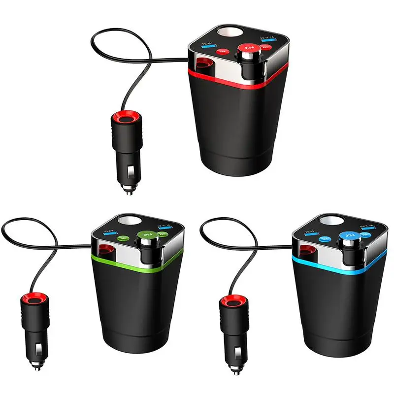 Автомобильный адаптер с гнездом зажигания A28 зарядное устройство MP3 Bluetooth