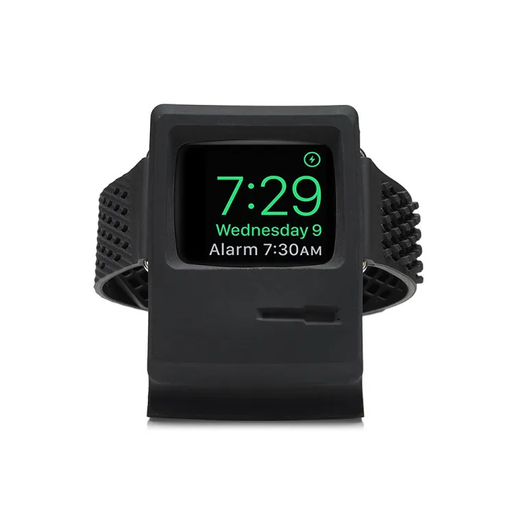 

For Apple Watch 1/2/3/4 Base Stand Charger Silicone Case Desktop Version Working Asistant Free Shipping