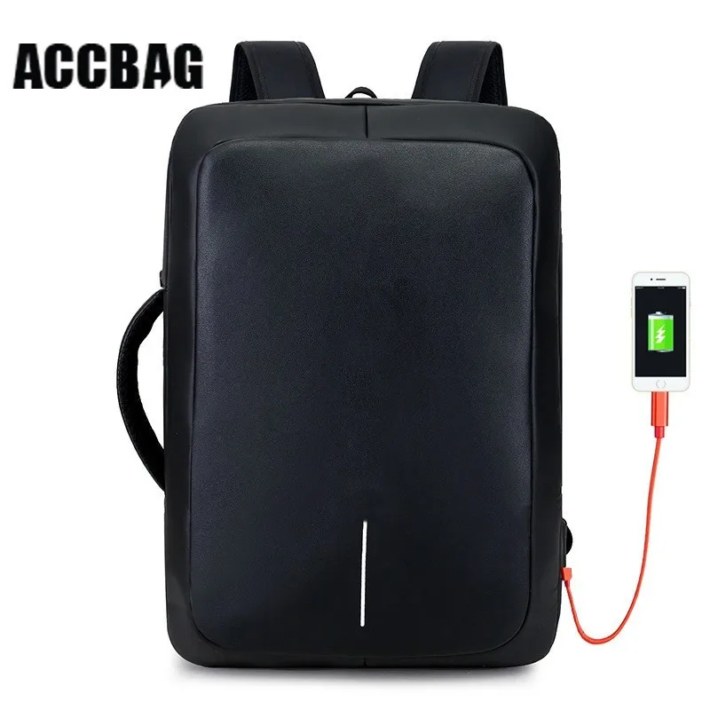 

Men's Multifunction Backpack 15 Inch Laptop USB Charging Anti Theft Travel Male Large Capacity College Waterproof School Bags