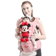 Дисней мультфильм от 0 до 36 месяцев дышащий фронтальная детская переноска младенческой Удобный слинг рюкзак сумка обертывание переноски для малышей