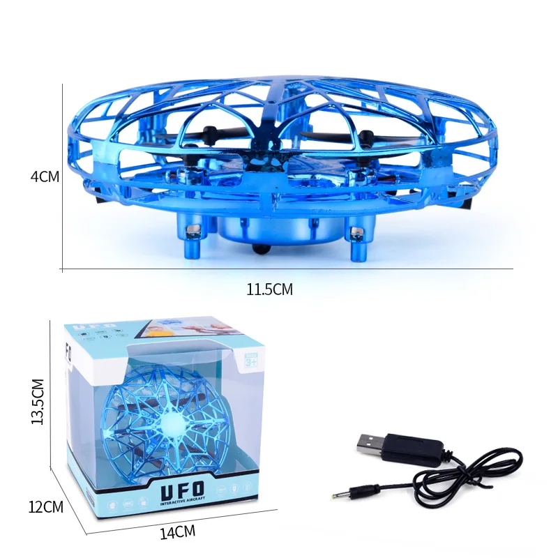 Мини четыре-Дрон с осями НЛО жест зондирования самолета подвеска умный RC самолет плавающий умный индукционный самолет