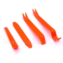 4 pcs Car Radio Stereo Door Clip Trim Dash Panel Install Removal Pry Tool Plastic Kit Automotive Repair Tools Accessories