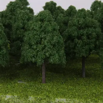 

25Pcs Model Trees Mixed Model Tree Train Trees Railroad Scenery Diorama Tree Architecture plants for DIY Scenery Landscape