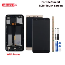 Alesser для Ulefone S1 ЖК-дисплей и сенсорный экран с рамкой в сборе запасные части для Ulefone S1 Pro ЖК+ инструменты и клей