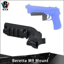 Element Airsoft тактический Softair Beretta M9 крепление 20 мм под направляющая пистолета адаптер лазерное крепление принадлежности для охоты