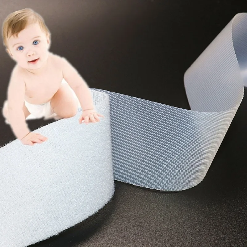 

Highfive 20mm 1 Meter Soft Loops and Hooks Thin Baby Diaper Sew-on DIY Adhesive Fastener Magic Tape Clothing Sewing Accessories