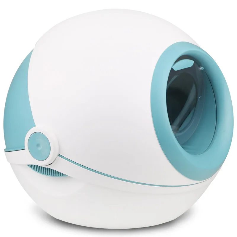 

Cat Sand Pot Fully Closed Turn Over Large Anti-Splash and Deodorize Cat Elf Ball cat litter box large toilet cat box