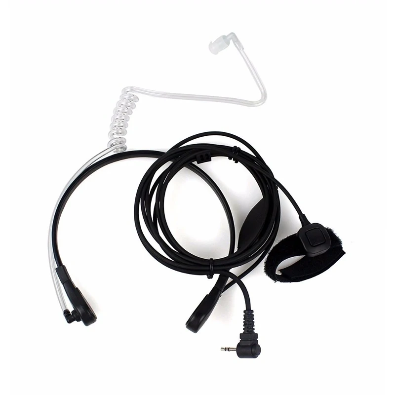 

2.5mm Headset Throat Microphone Mic Earpiece PTT for Walkie Talkie Motorola CB Radio TLKR T80 T60 T5 T7 T5410 T5428 FR50 XTR44