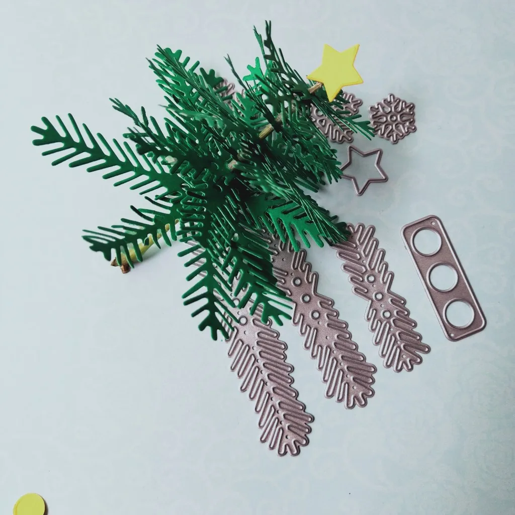 3D трафареты для рождественской елки DIY штамп скрапбукинга/фотоальбома