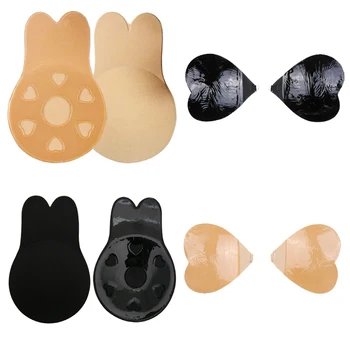 

Push Up Breast Breast Lift Tape Intimates Sexy Underwear Accessories Women Reusable Silicone Nipple Cover Adhesive Bra